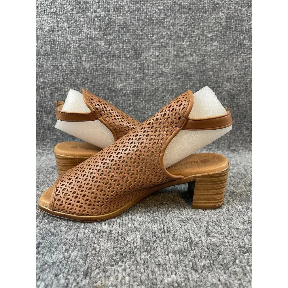 Eric Michael Sandals‎ Women's Size 7.5 Brown 2